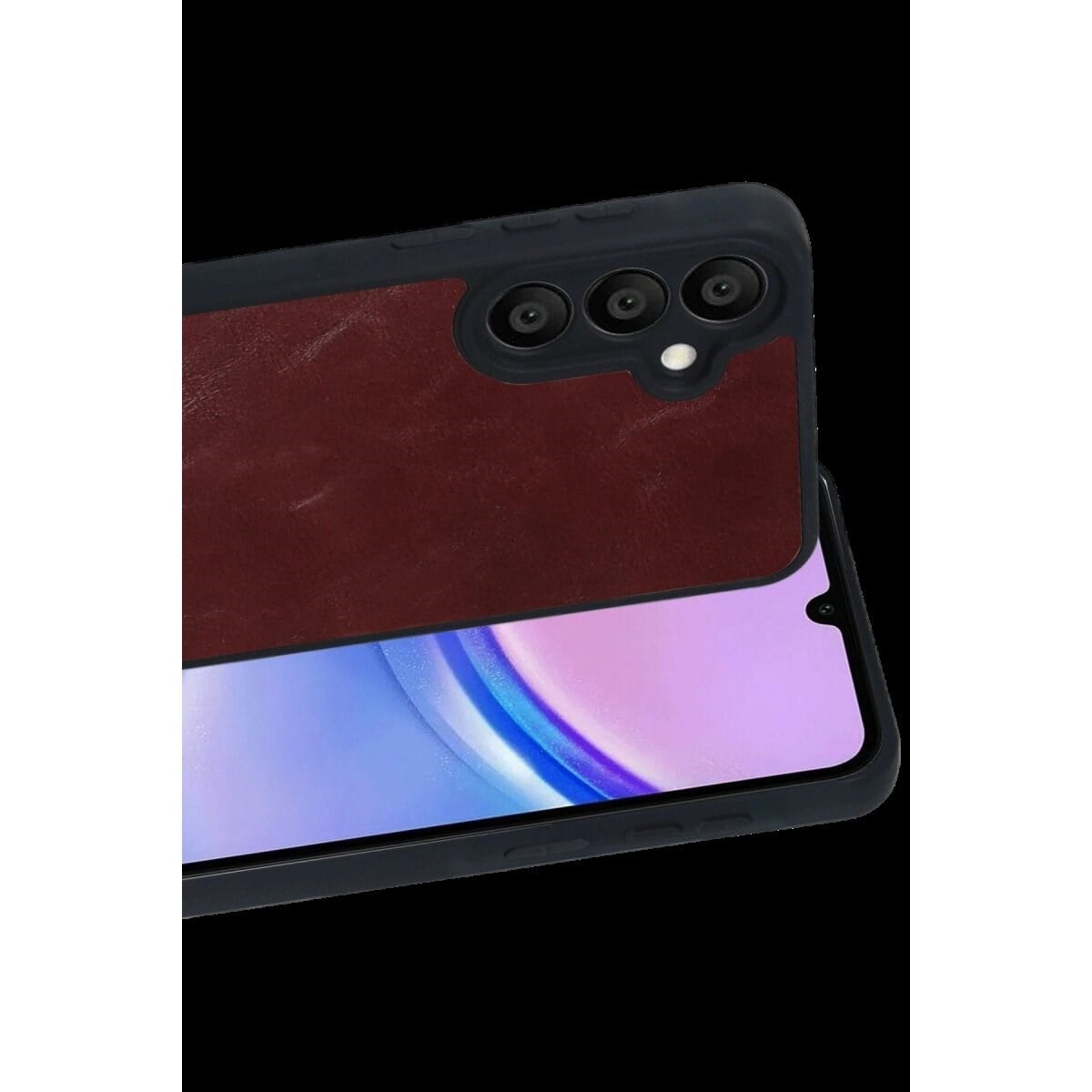 Samsung Galaxy A57 5g Aras Deri Kapak - Bordo