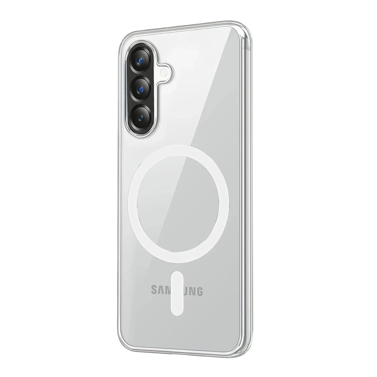 Samsung Galaxy A57 5g Combo Sert Şeffaf Magsafe Kapak - Şeffaf