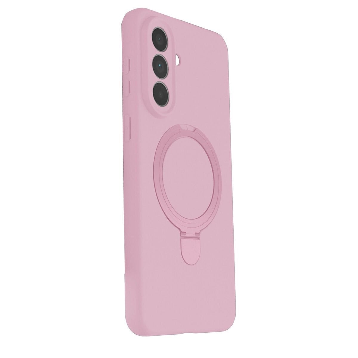 Samsung Galaxy A57 5g Regal Magsafe Standlı Kapak - Açık Pembe