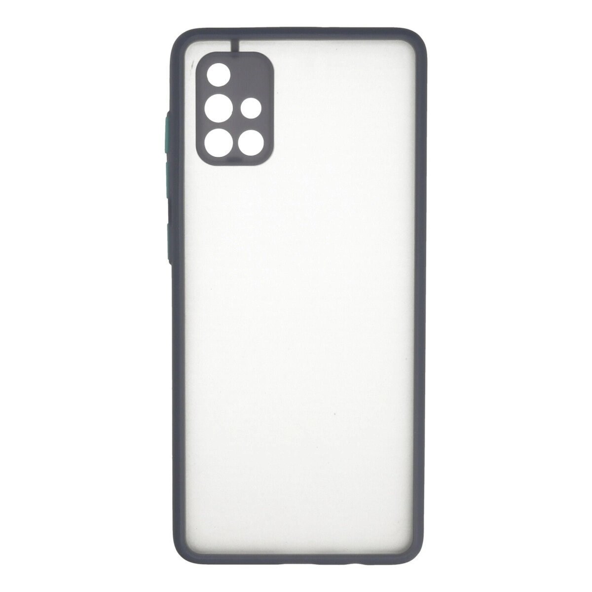 Samsung Galaxy A71 Kılıf Montreal Silikon Kapak - Gri