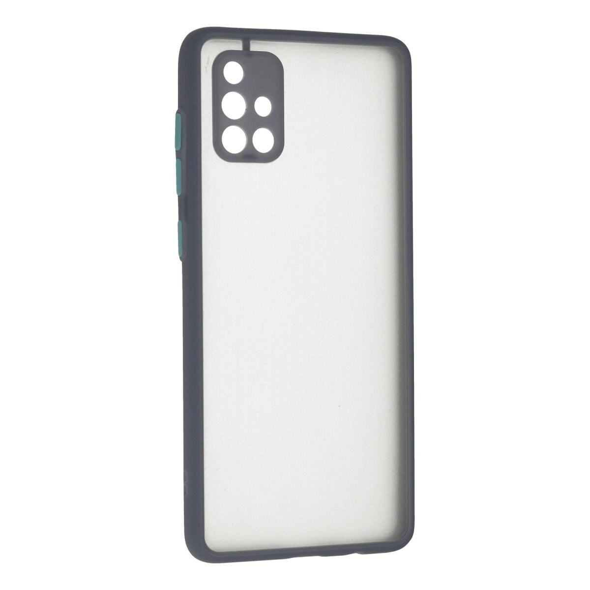 Samsung Galaxy A71 Kılıf Montreal Silikon Kapak - Gri