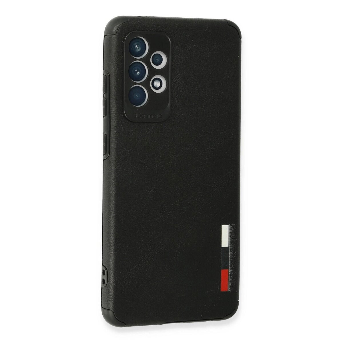 Samsung Galaxy A72 Kılıf Loop Deri Silikon - Siyah