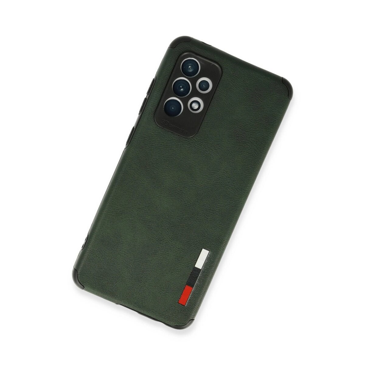Samsung Galaxy A72 Kılıf Loop Deri Silikon - Yeşil