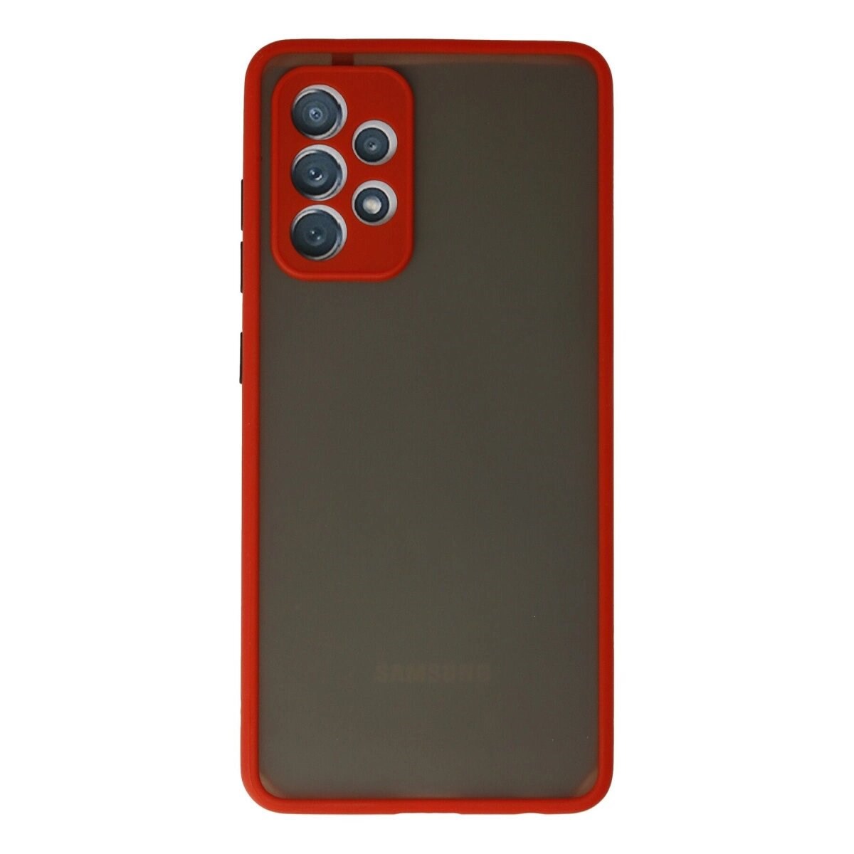 Samsung Galaxy A72 Kılıf Montreal Silikon Kapak - Kırmızı