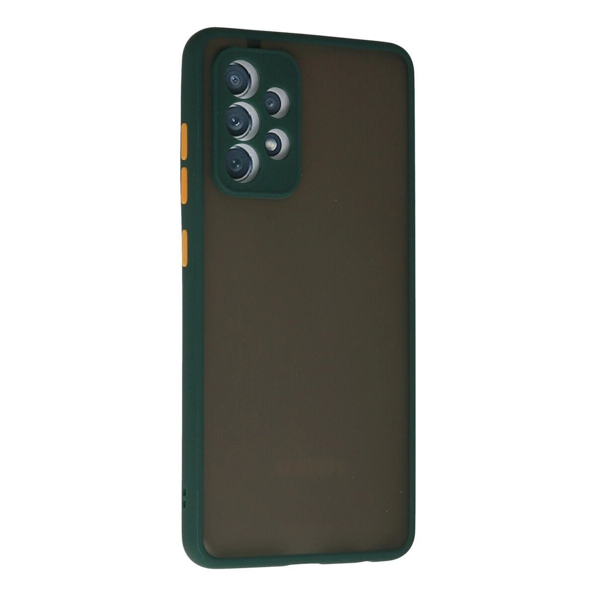 Samsung Galaxy A72 Kılıf Montreal Silikon Kapak - Koyu Yeşil
