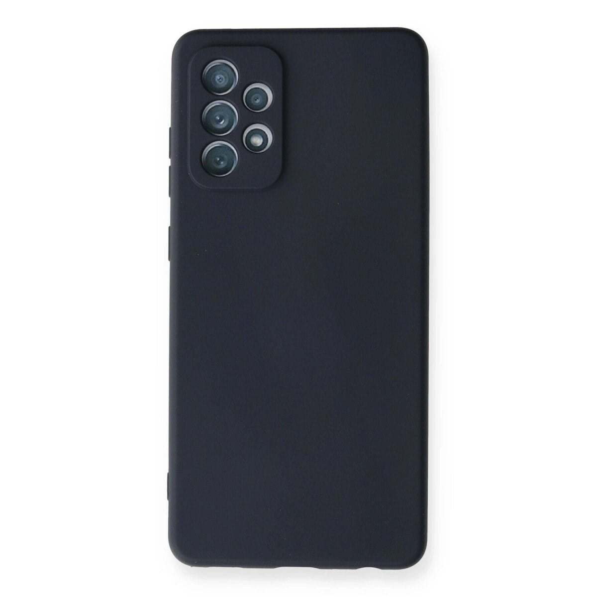 Samsung Galaxy A72 Kılıf Nano İçi Kadife Silikon - Lacivert
