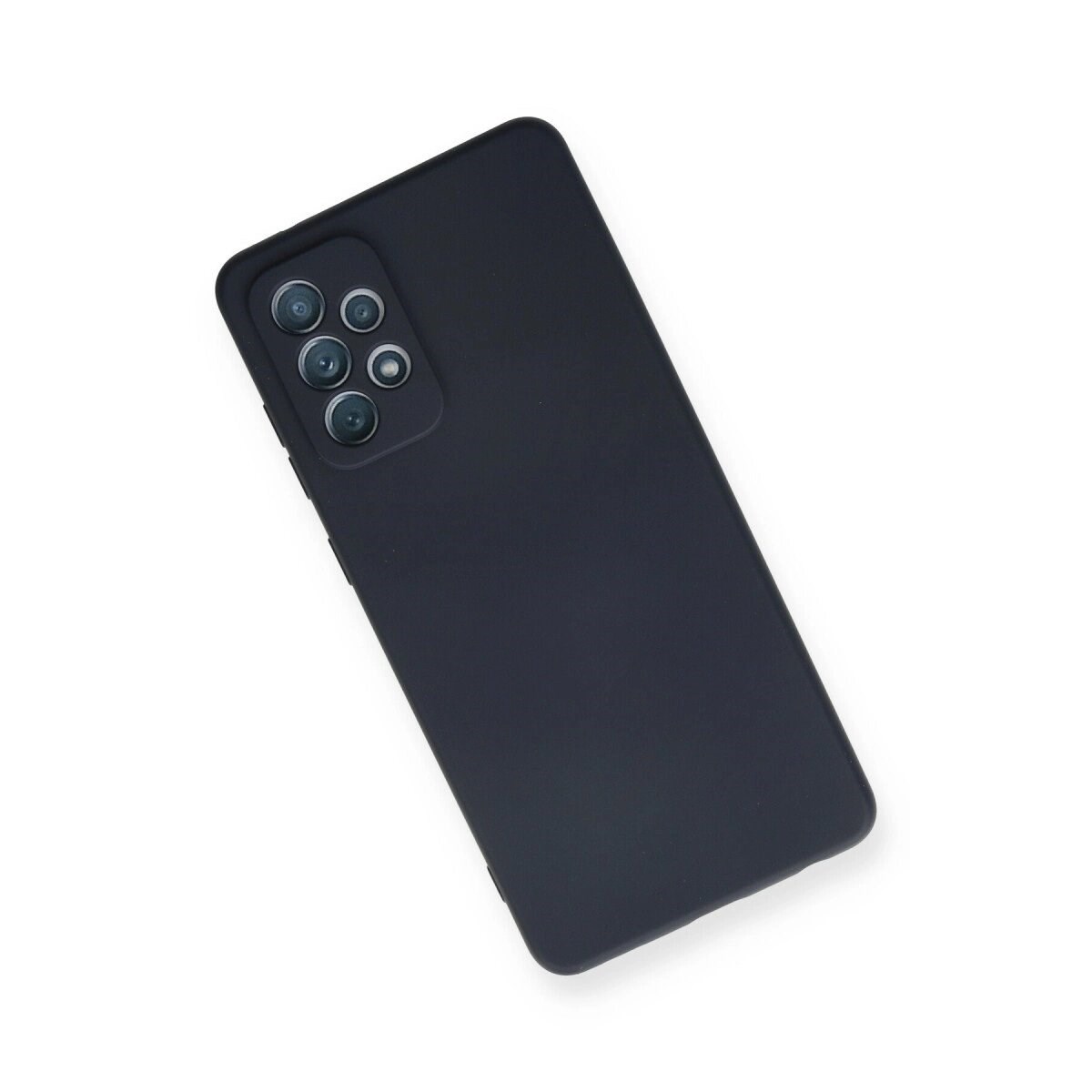 Samsung Galaxy A72 Kılıf Nano İçi Kadife Silikon - Lacivert