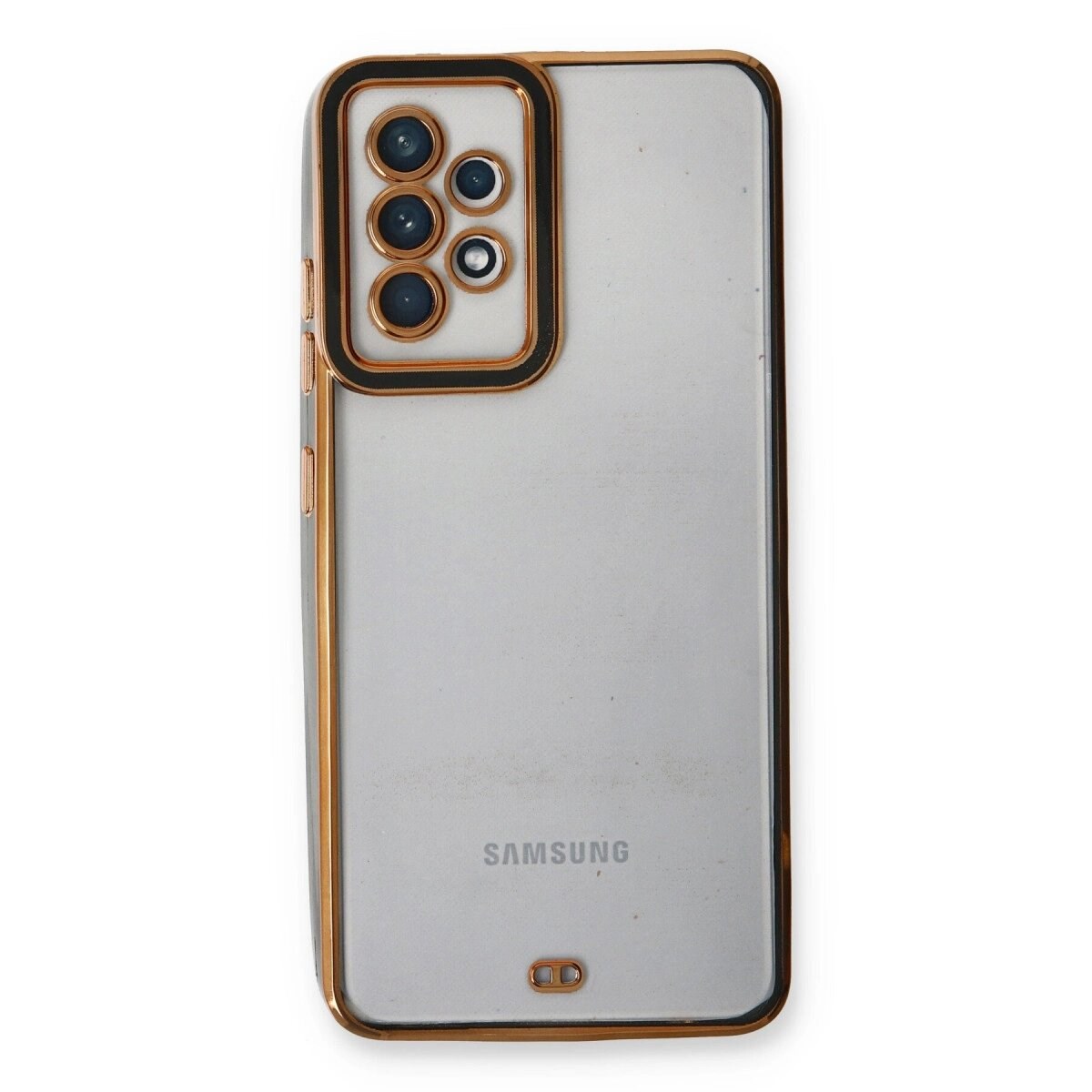 Samsung Galaxy A73 5g Kılıf Liva Lens Silikon - Siyah