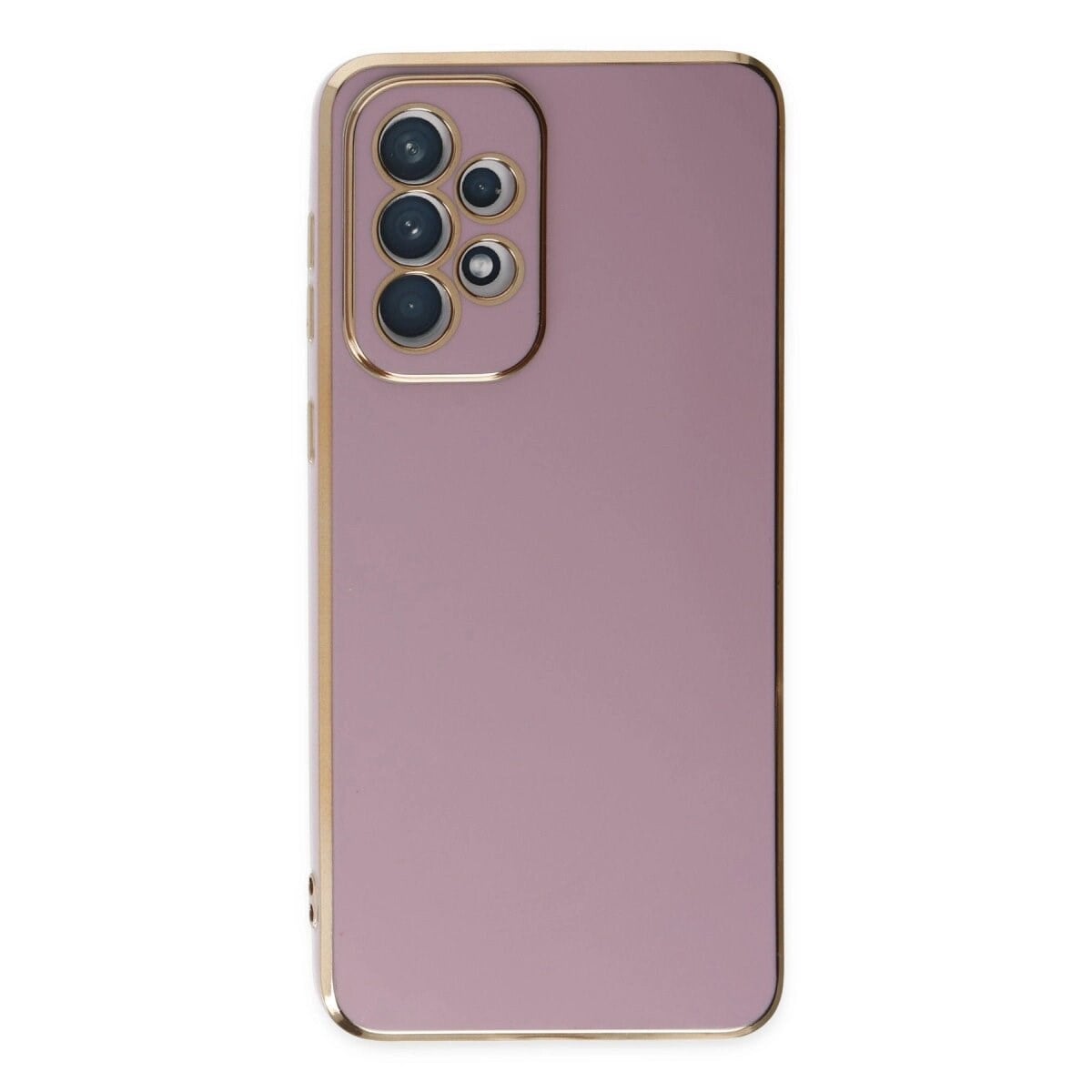 Samsung Galaxy A73 5g Kılıf Volet Silikon - Mor