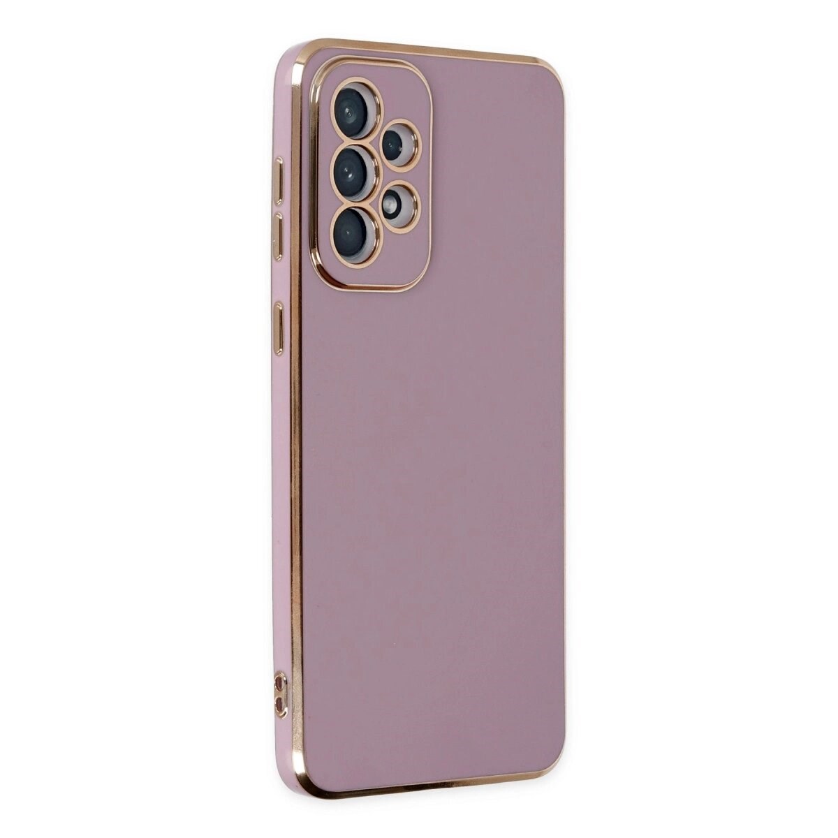 Samsung Galaxy A73 5g Kılıf Volet Silikon - Mor