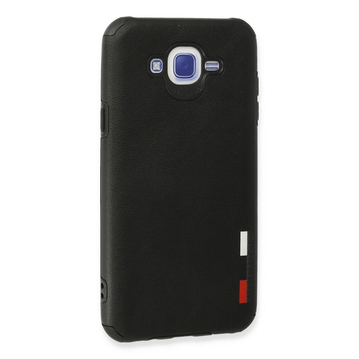 Samsung Galaxy J7 Kılıf Loop Deri Silikon - Siyah