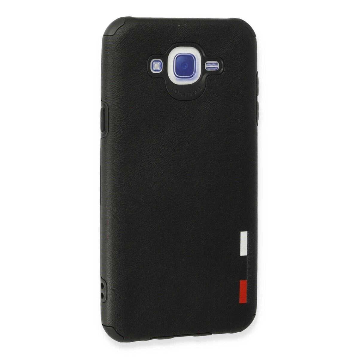 Samsung Galaxy J7 Kılıf Loop Deri Silikon - Siyah