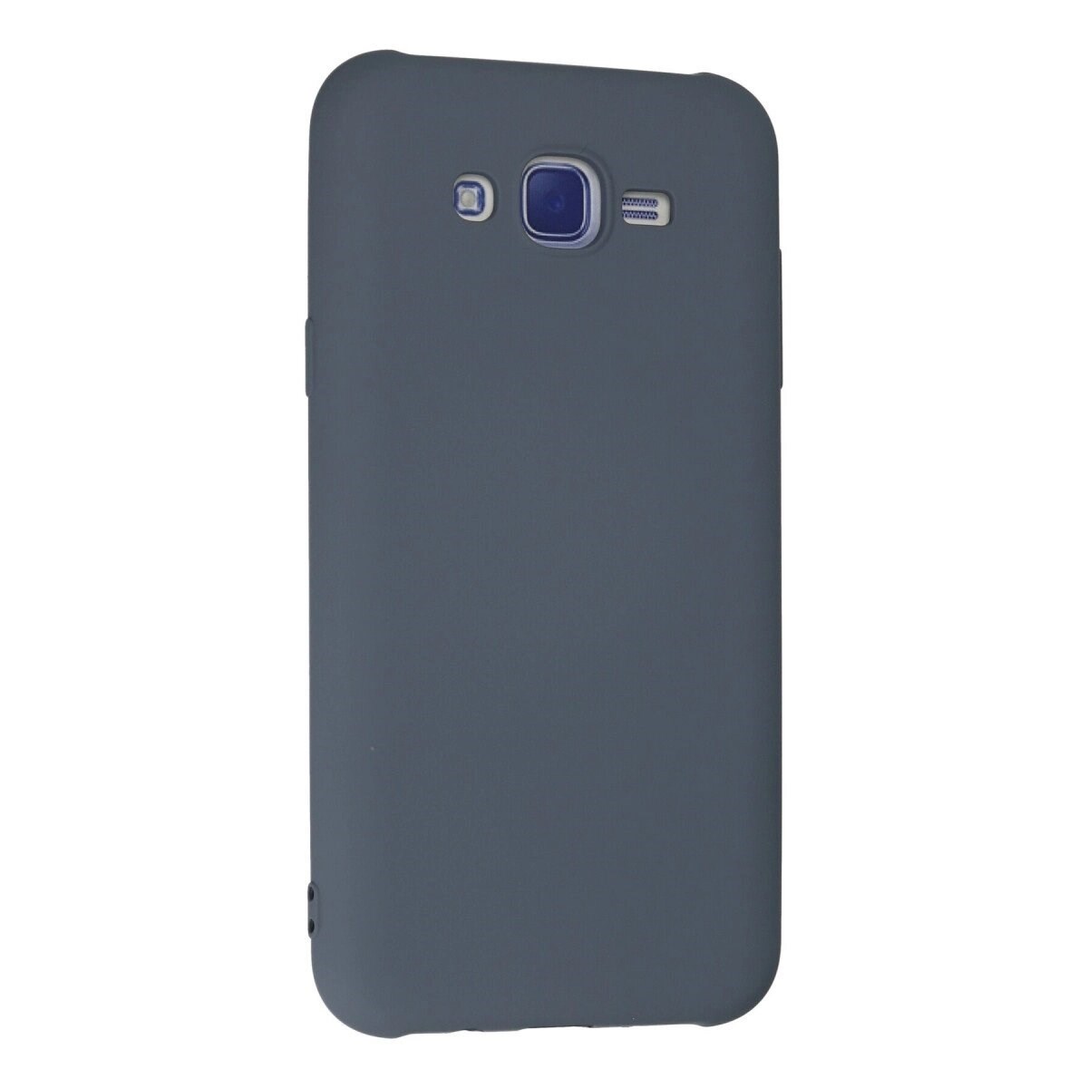 Samsung Galaxy J7 Kılıf Nano İçi Kadife Silikon - Gri