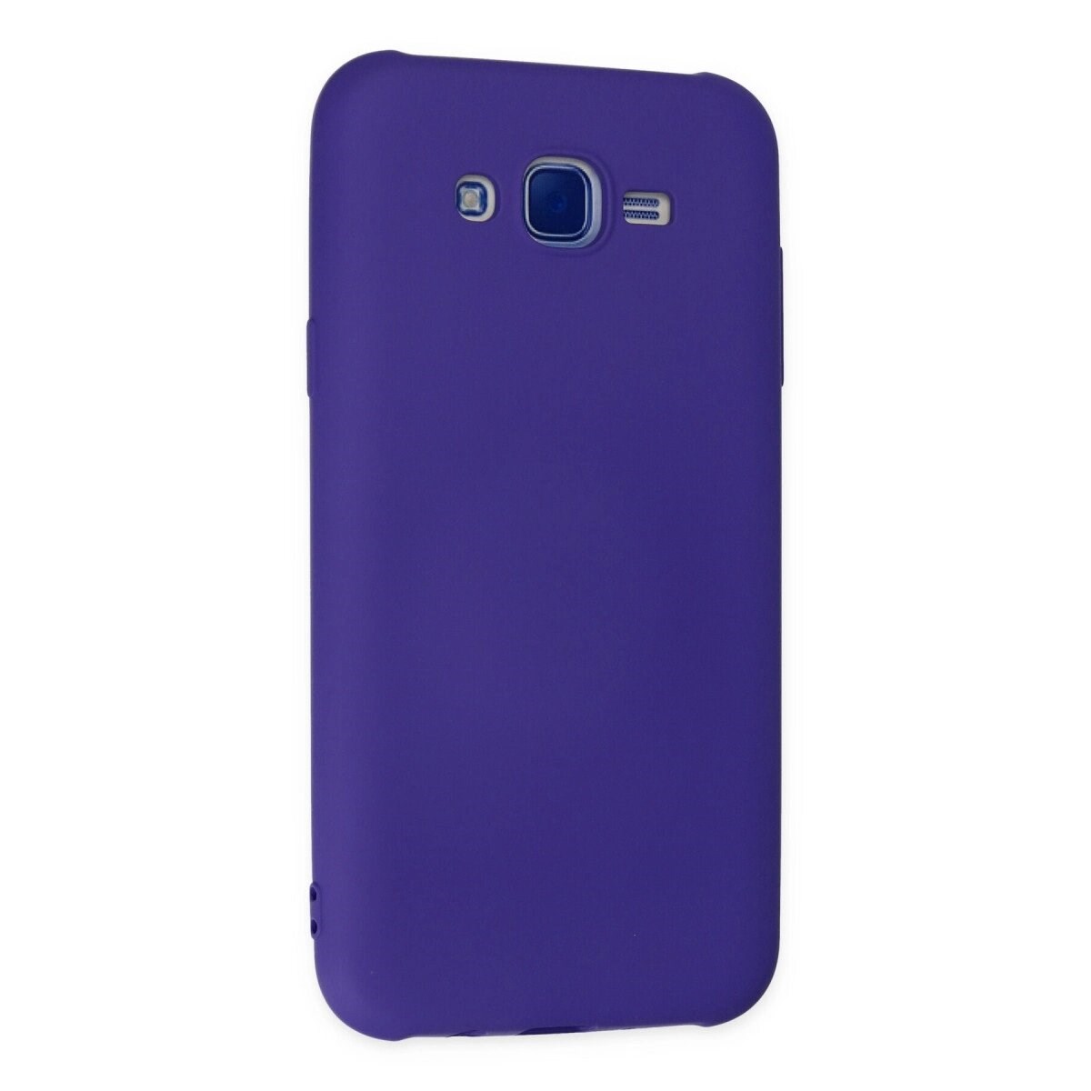 Samsung Galaxy J7 Kılıf Nano İçi Kadife Silikon - Mor