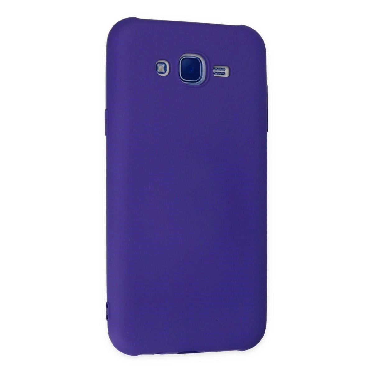 Samsung Galaxy J7 Kılıf Nano İçi Kadife Silikon - Mor