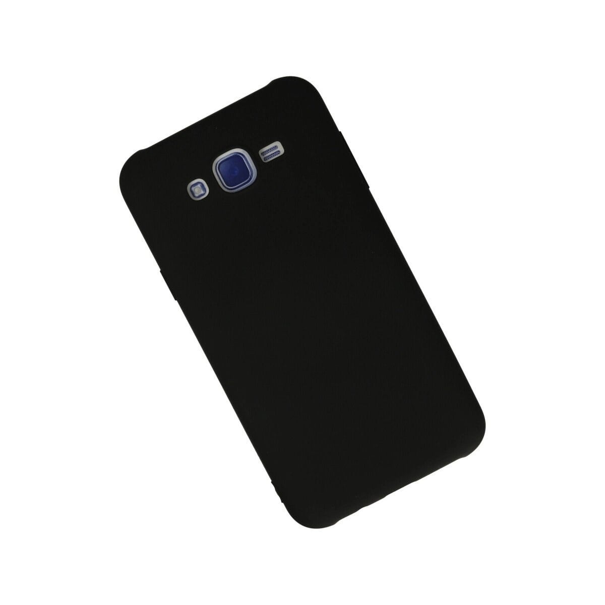 Samsung Galaxy J7 Kılıf Nano İçi Kadife Silikon - Siyah