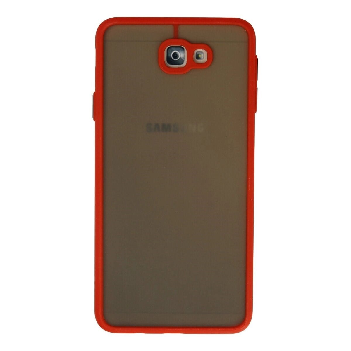 Samsung Galaxy J7 Prime Kılıf Montreal Silikon Kapak - Kırmızı