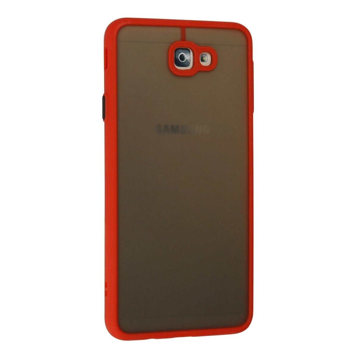 Samsung Galaxy J7 Prime Kılıf Montreal Silikon Kapak - Kırmızı