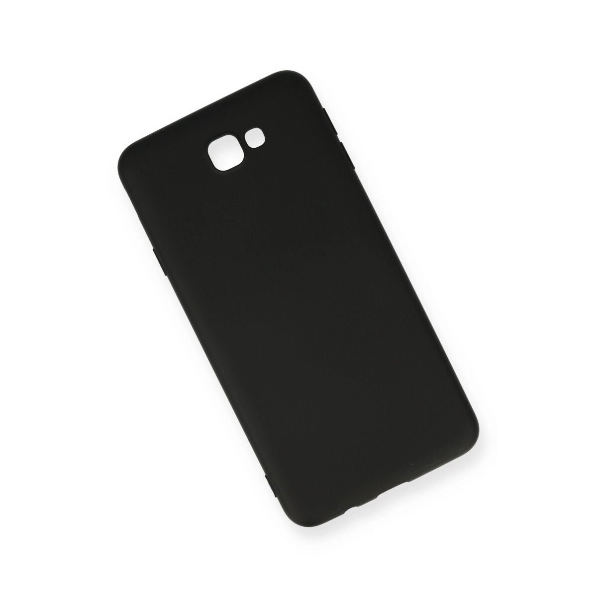 Samsung Galaxy J7 Prime Kılıf Nano İçi Kadife Silikon - Siyah