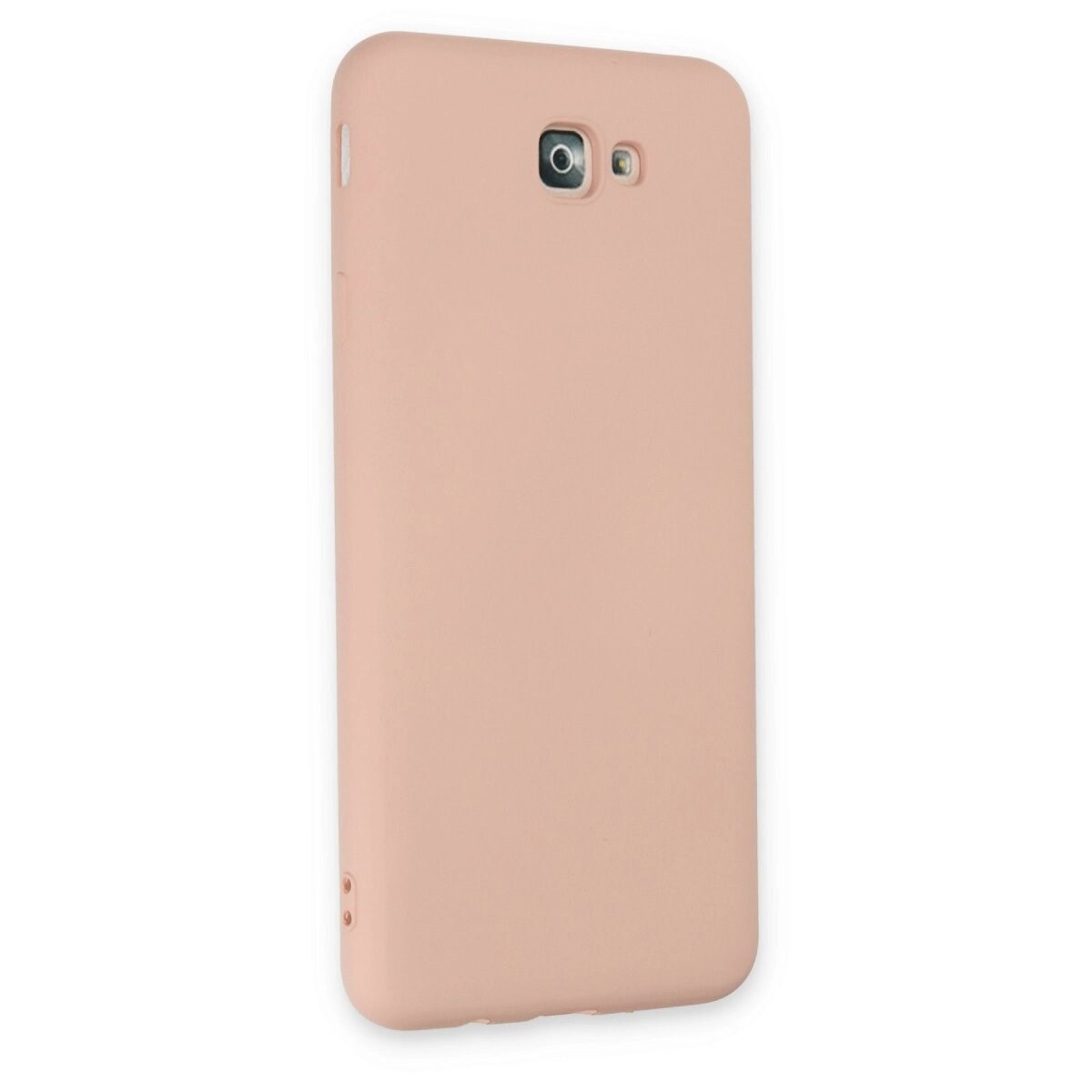 Samsung Galaxy J7 Prime Kılıf Nano İçi Kadife Silikon - Pudra