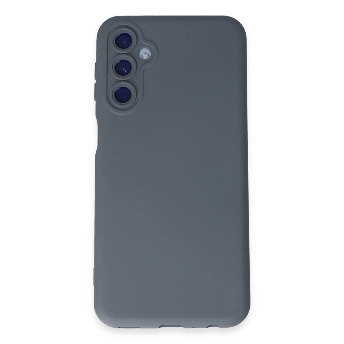 Samsung Galaxy M14 5g Kılıf Nano İçi Kadife Silikon - Gri