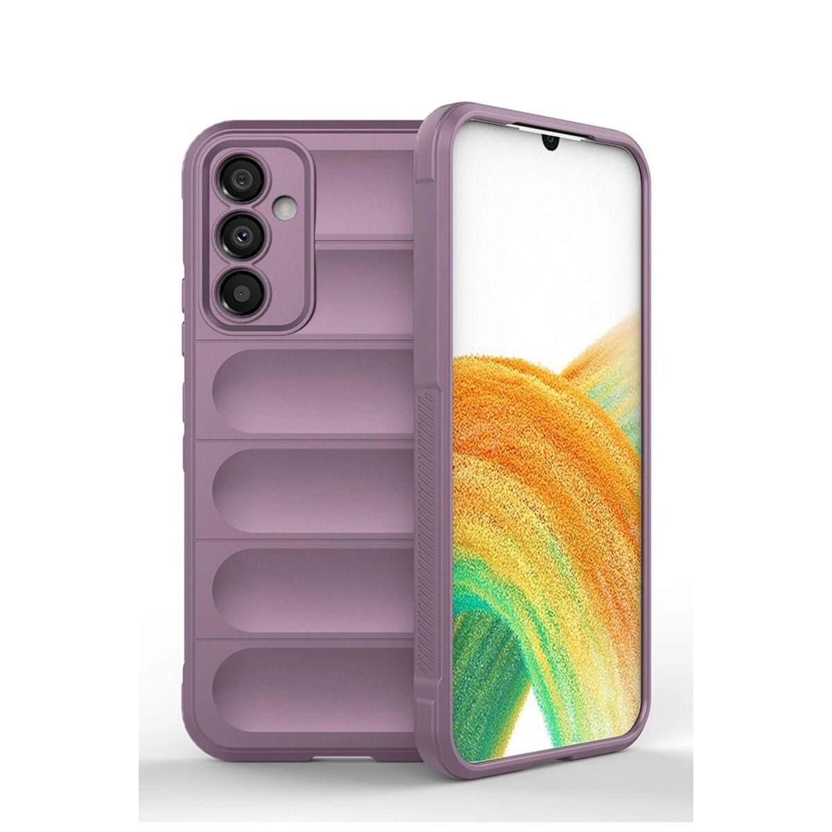 Samsung Galaxy M14 5g Kılıf Optimum Silikon - Mor