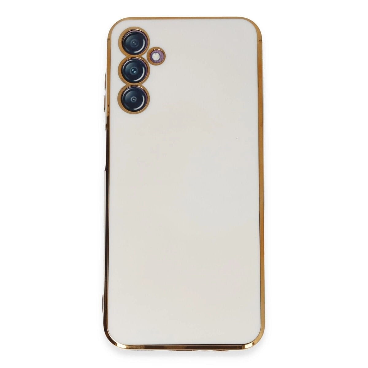 Samsung Galaxy M14 5g Kılıf Volet Silikon - Beyaz