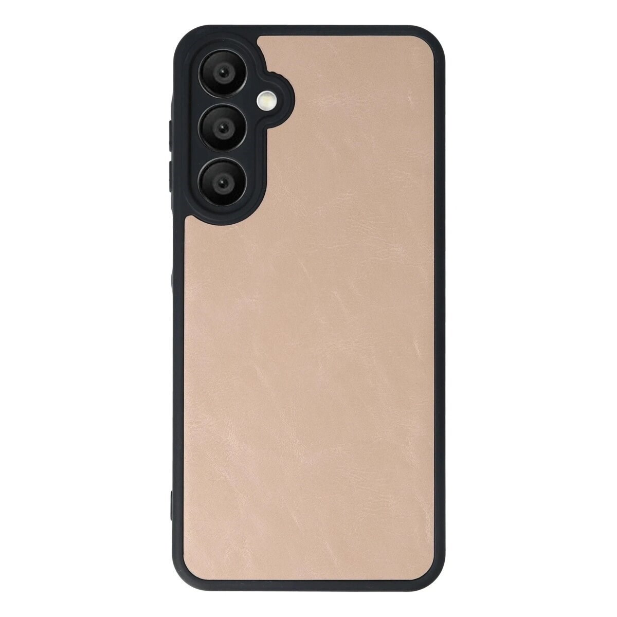 Samsung Galaxy M15 Kılıf Aras Deri Kapak - Pudra