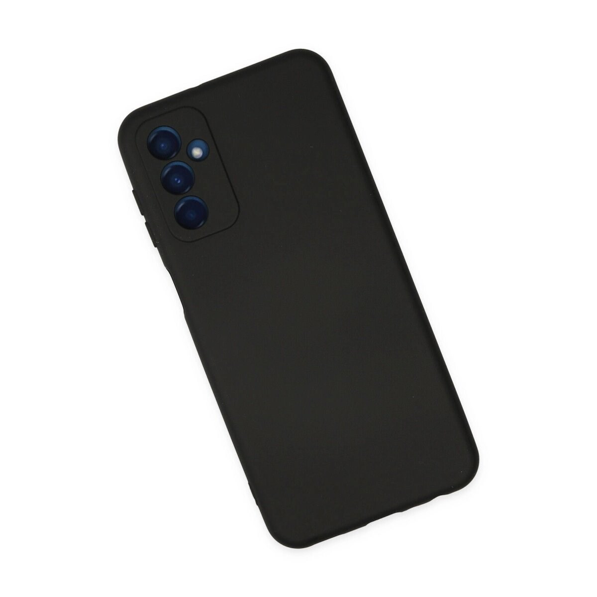 Samsung Galaxy M23 Kılıf Nano İçi Kadife Silikon - Siyah