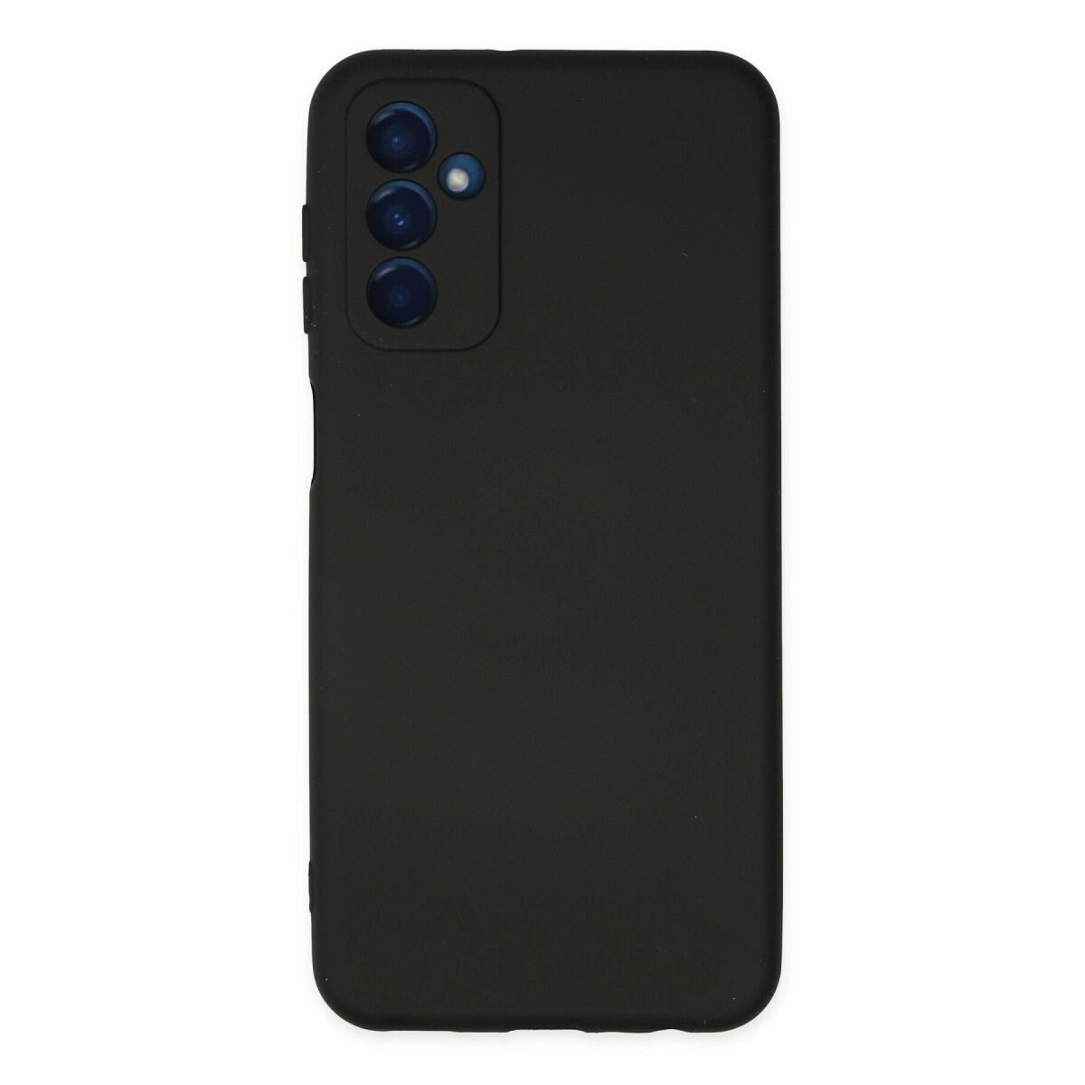 Samsung Galaxy M23 Kılıf Nano İçi Kadife Silikon - Siyah