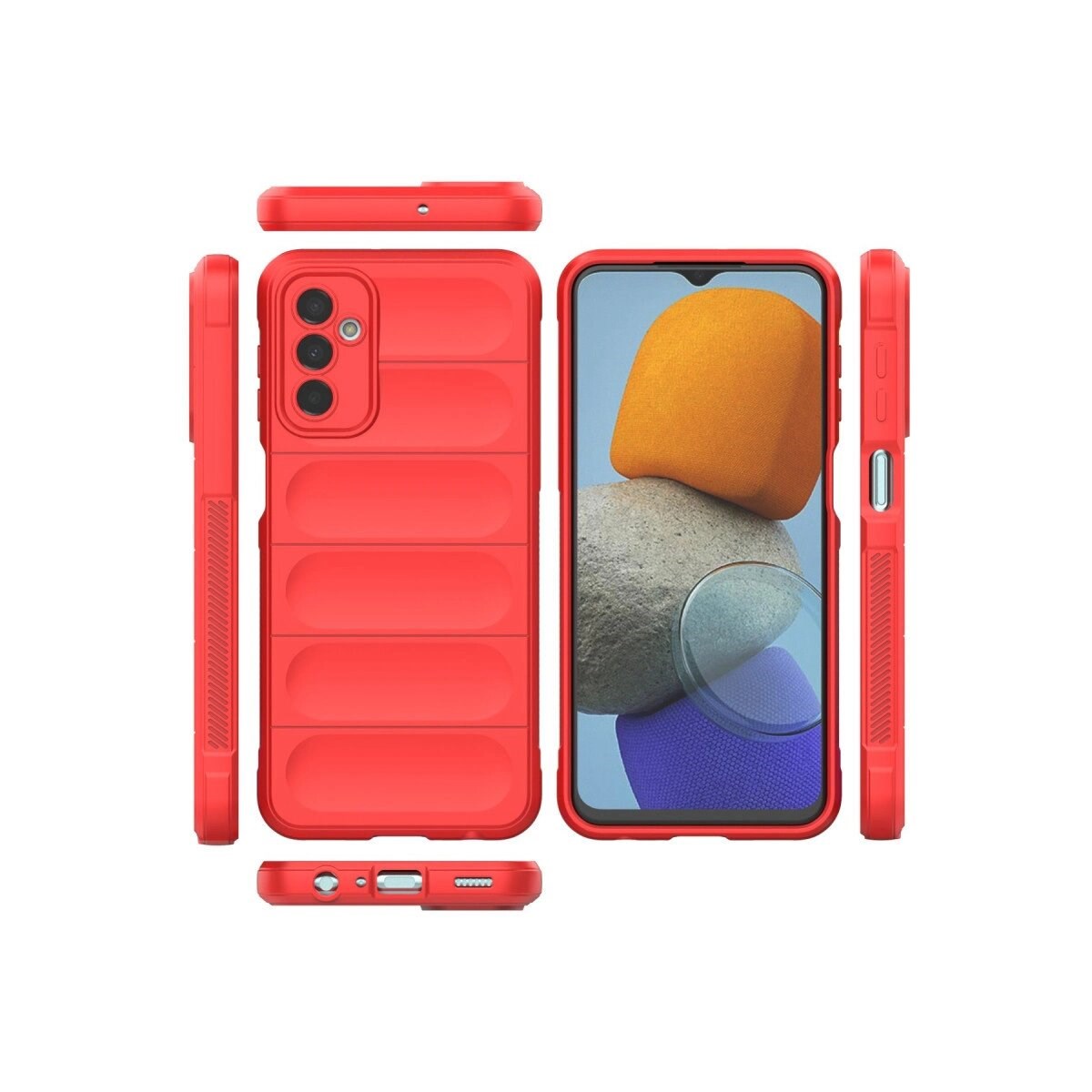 Samsung Galaxy M23 Kılıf Optimum Silikon - Kırmızı