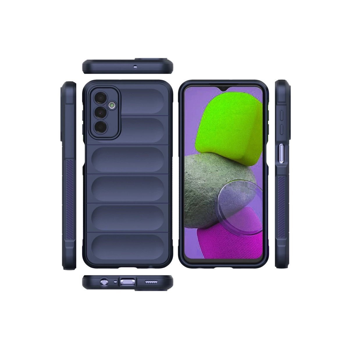 Samsung Galaxy M23 Kılıf Optimum Silikon - Lacivert