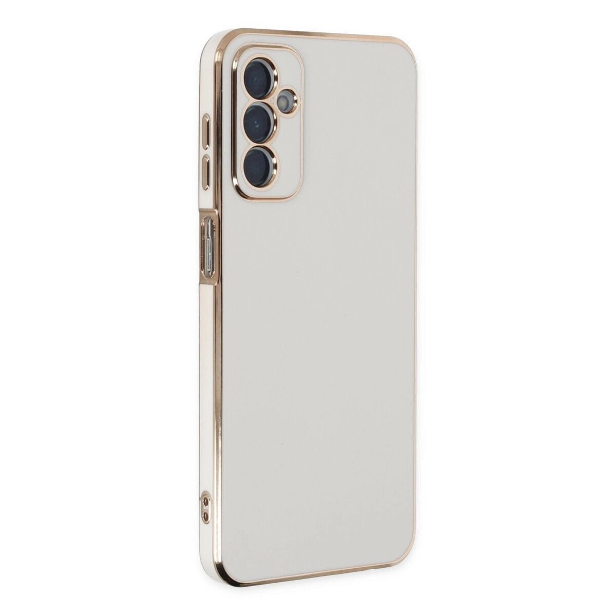 Samsung Galaxy M23 Kılıf Volet Silikon - Beyaz