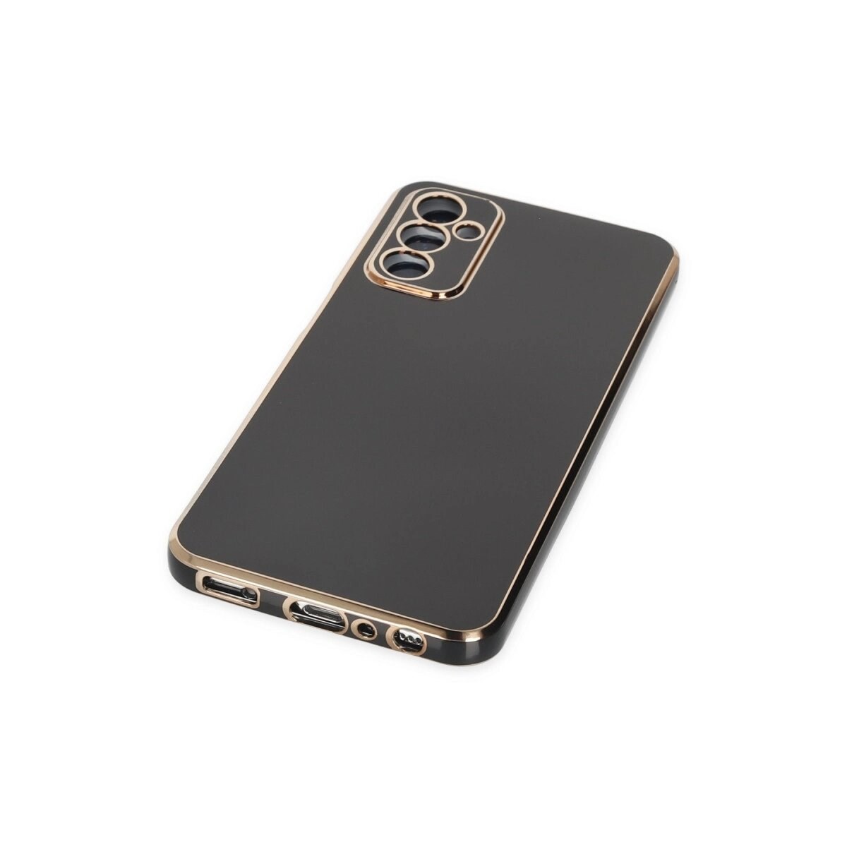 Samsung Galaxy M23 Kılıf Volet Silikon - Siyah