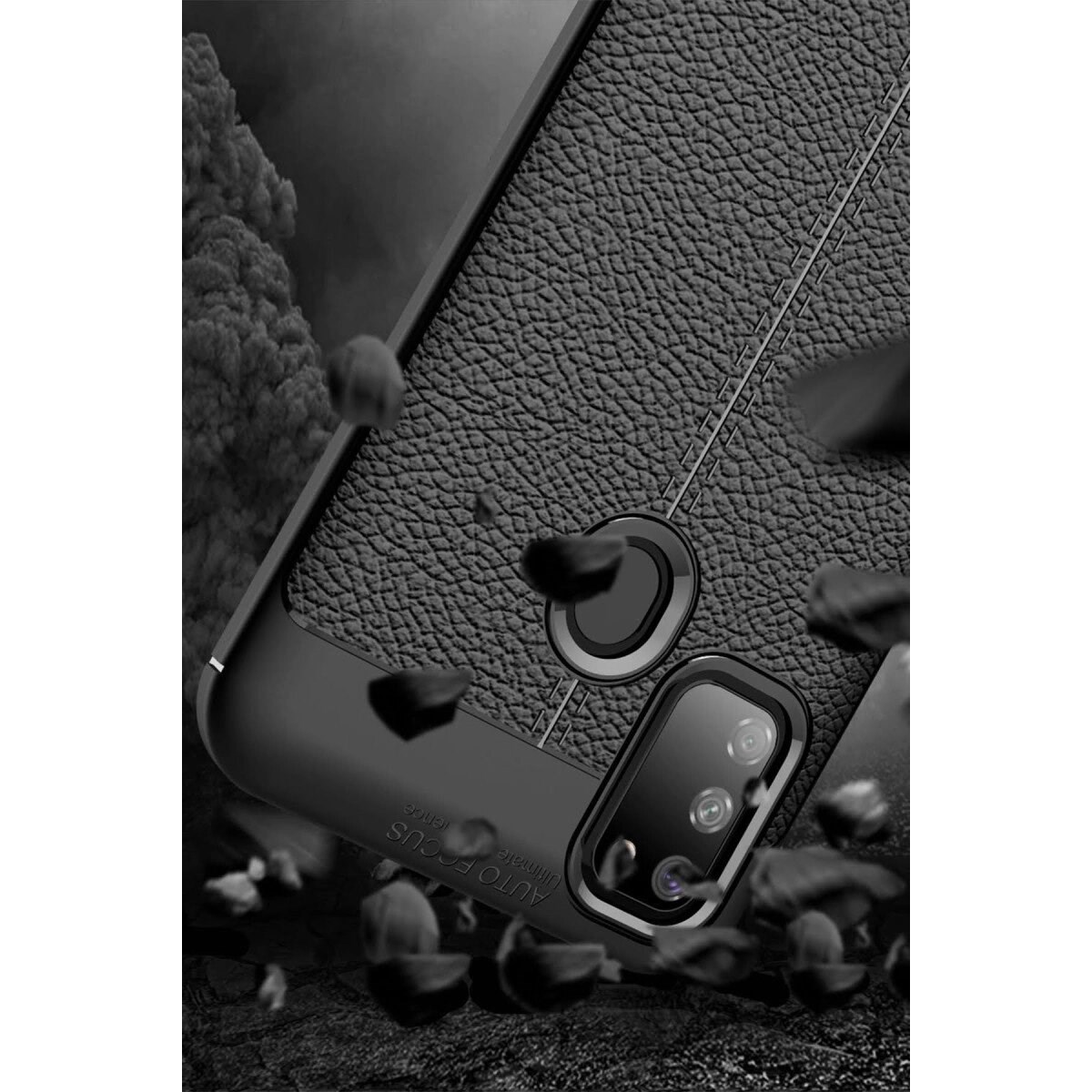 Samsung Galaxy M30s Kılıf Auto Focus Kapak - Kırmızı