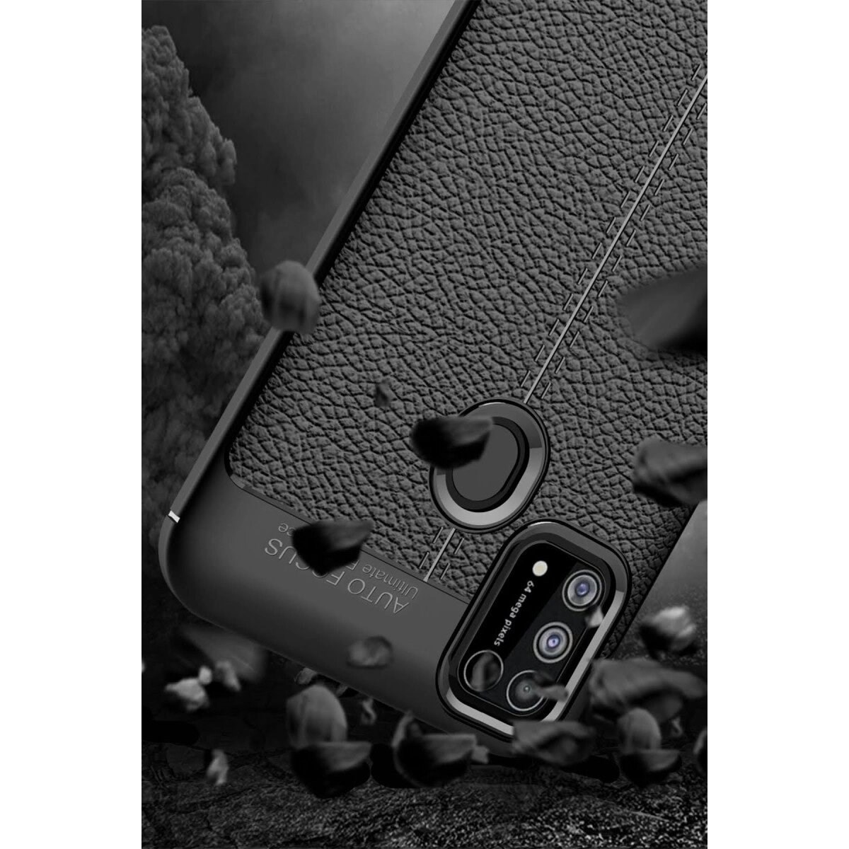 Samsung Galaxy M31 Kılıf Auto Focus Kapak - Kırmızı