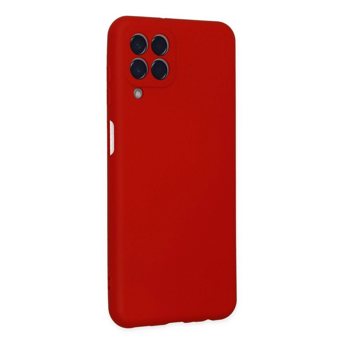 Samsung Galaxy M33 Kılıf Nano İçi Kadife Silikon - Kırmızı