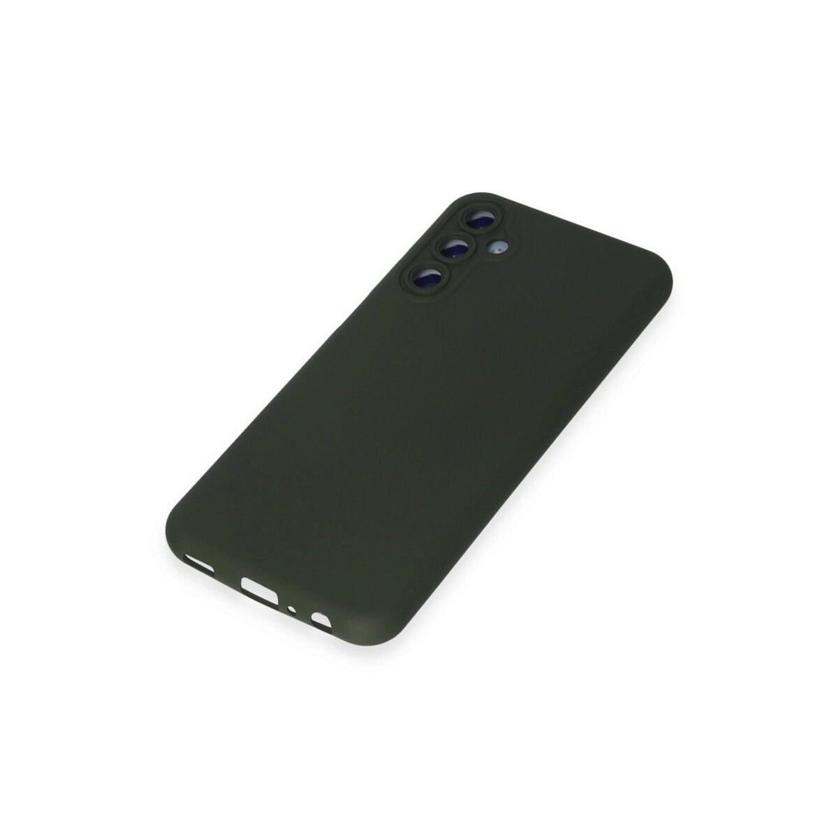 Samsung Galaxy M34 5g Kılıf Nano İçi Kadife Silikon - Koyu Yeşil