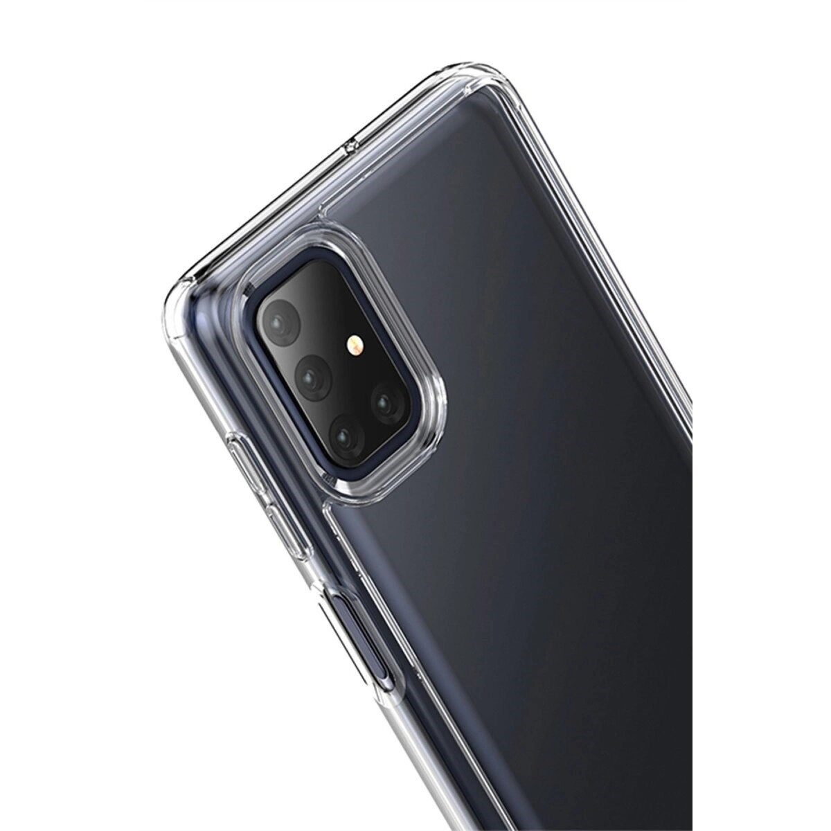 Samsung Galaxy M51 Kılıf Lüx Şeffaf Silikon