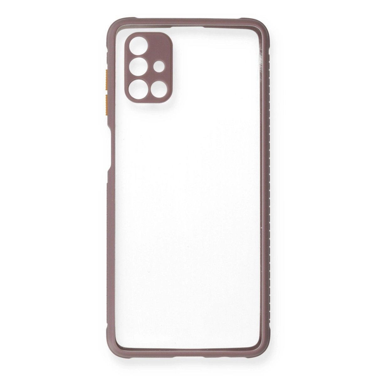 Samsung Galaxy M51 Kılıf Miami Şeffaf Silikon - Açık Mor