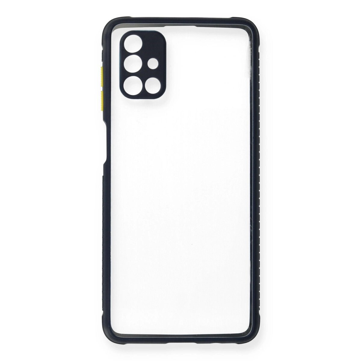 Samsung Galaxy M51 Kılıf Miami Şeffaf Silikon - Lacivert
