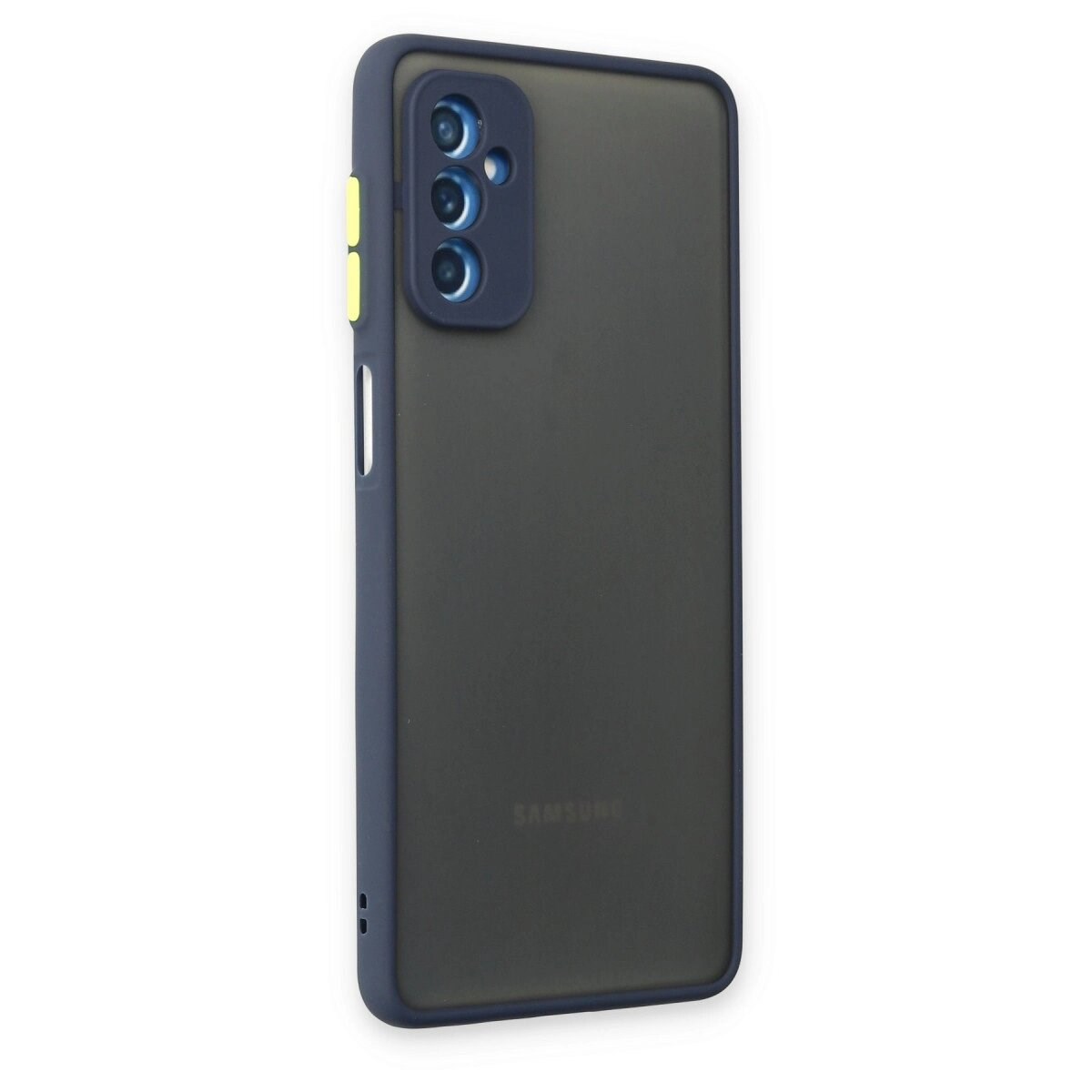 Samsung Galaxy M52 5g Kılıf Montreal Silikon Kapak - Lacivert