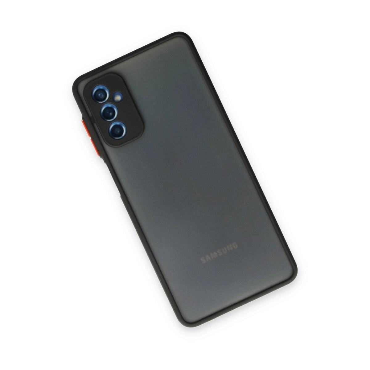 Samsung Galaxy M52 5g Kılıf Montreal Silikon Kapak - Siyah