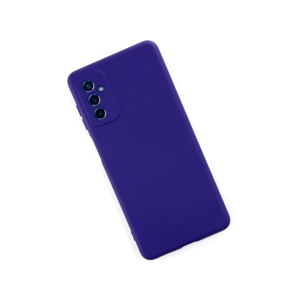 Samsung Galaxy M52 5g Kılıf Nano İçi Kadife Silikon - Mor