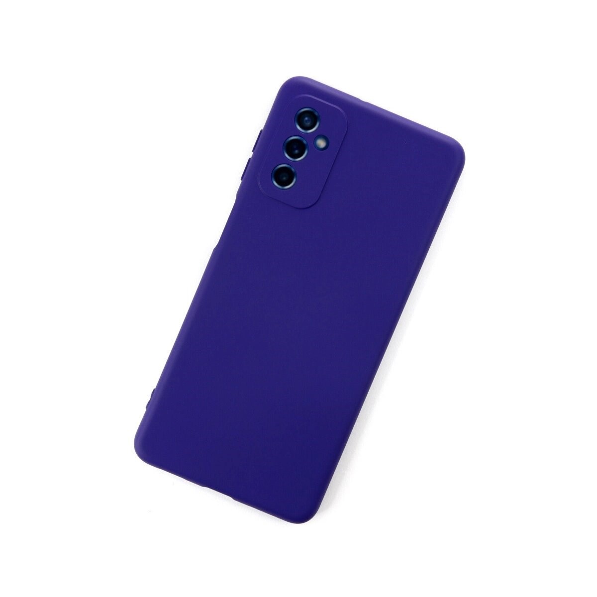 Samsung Galaxy M52 5g Kılıf Nano İçi Kadife Silikon - Mor