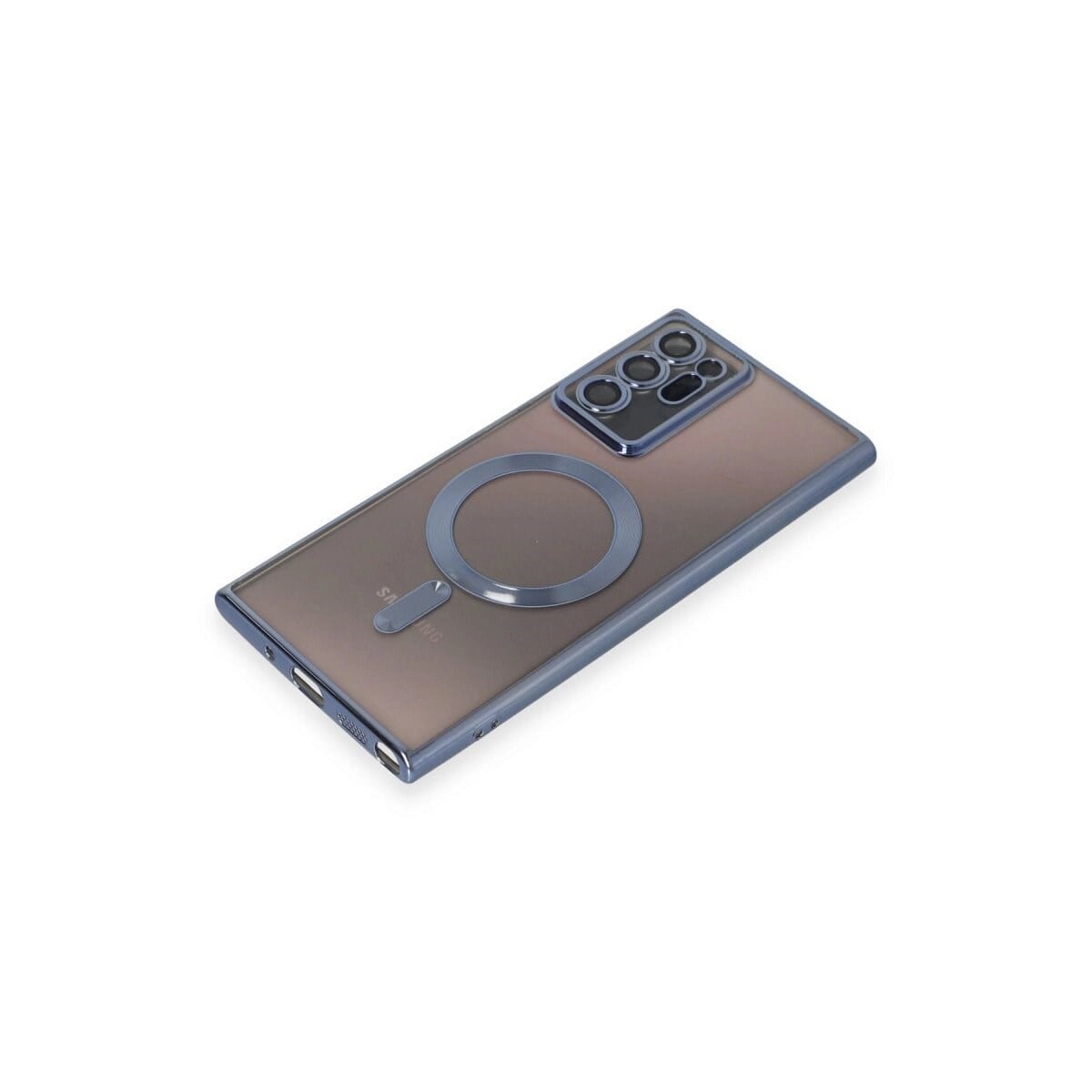 Samsung Galaxy Note 20 Ultra Kılıf Kross Magneticsafe Kapak - Sierra Blue