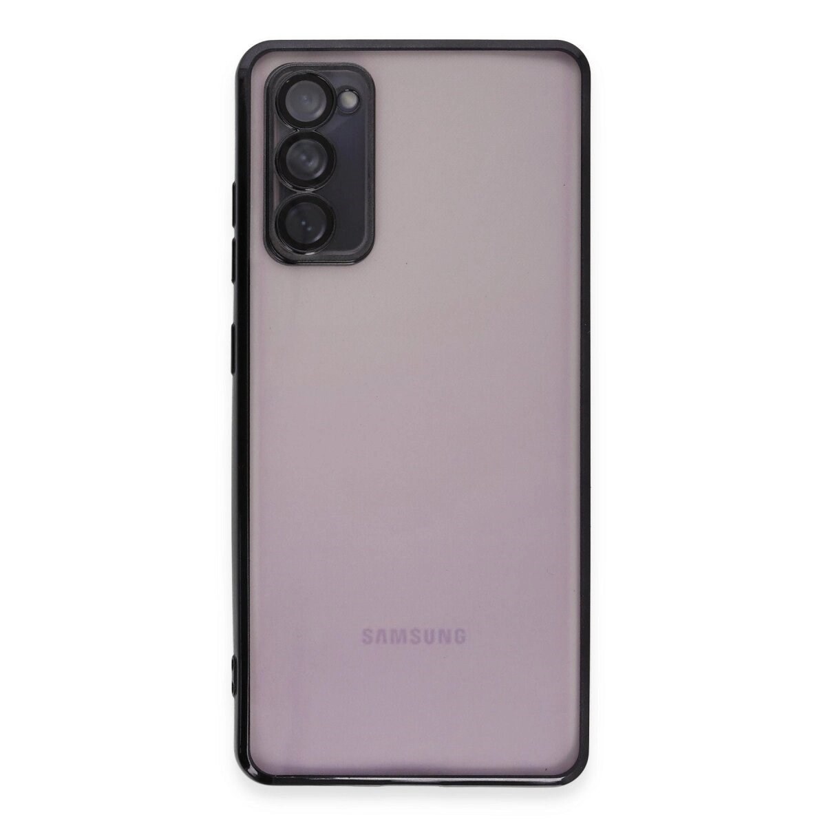 Samsung Galaxy S20 Fe Kılıf Razer Lensli Silikon - Siyah