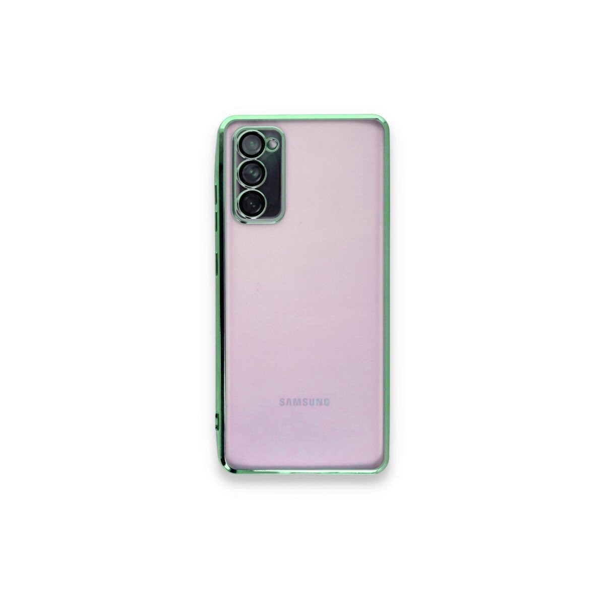 Samsung Galaxy S20 Fe Kılıf Razer Lensli Silikon - Yeşil