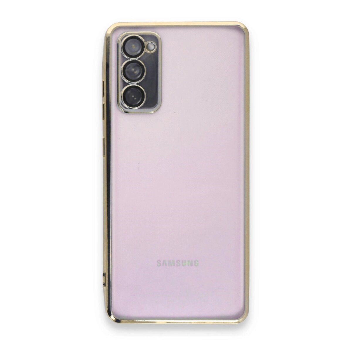 Samsung Galaxy S20 Fe Kılıf Razer Lensli Silikon - Gold