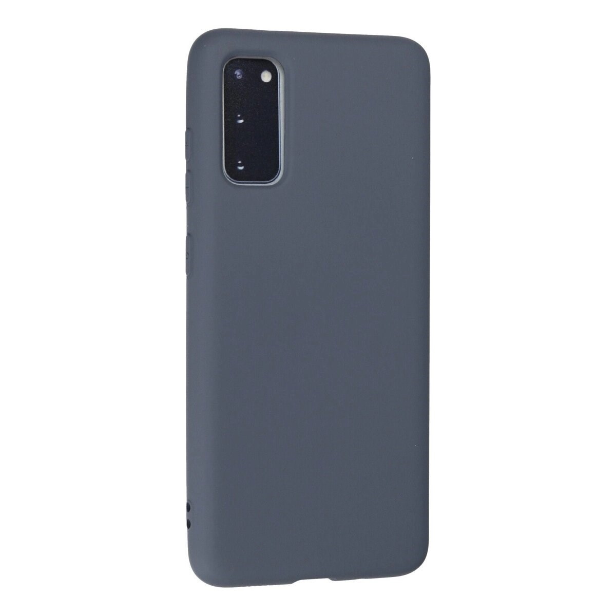 Samsung Galaxy S20 Kılıf Nano İçi Kadife Silikon - Gri